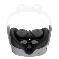 Sangle de tête en silicone anti-poussière avec étui de protection pour lunettes Meta Quest3S/Quest2 VR