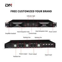 Fabrika toptan sınıf D güç amplifikatörü dn1800 1600W 1200w güç amplifikatörü w 4 kanal