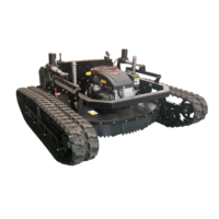 Mini-tondeuse télécommandée tout-terrain pour l'entretien des fermes, vergers et pentes