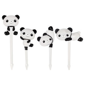 Ajouter au panier Panda Lindos Palillo de Dientes de Postre Palillo para Almuerzo de Dibujos Animados Caja Bento Fruta Pasteleria - Product Image 6