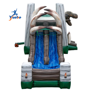 Castillo Inflable de Dinosaurios, Castillo Inflable con Tobogán, Castillo Inflable Pequeño, Combo de Brincolín Inflable - Product Image 3