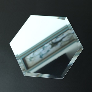 Factory Wholesale Decorative Custom Size <b>Large</b> Bevel Edge Frameless Cut Mirrors Wall Living Room Tile for Interior - Product Image 5