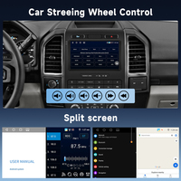 Podofo 9'' 4+64G Autoradio pour Ford F150 2015-2021, autoradio, Carplay/Android Auto sans fil, WiFi, GPS, vente en gros OEM ODM