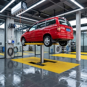 Sollevatore Idraulico a Colonna Singola da 4000kg per Autolavaggio e Officina <span class=keywords><strong>Auto</strong></span> - Product Image 3