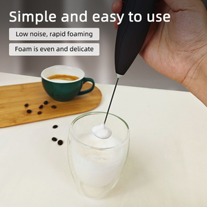 محرض صغير من الفولاذ المقاوم للصدأ للحليب والقهوة الكهربائية والصديق للصديق ، أداة مطبخ مخزنة ومخفق مطبخ محمول باليد - Product Image 3