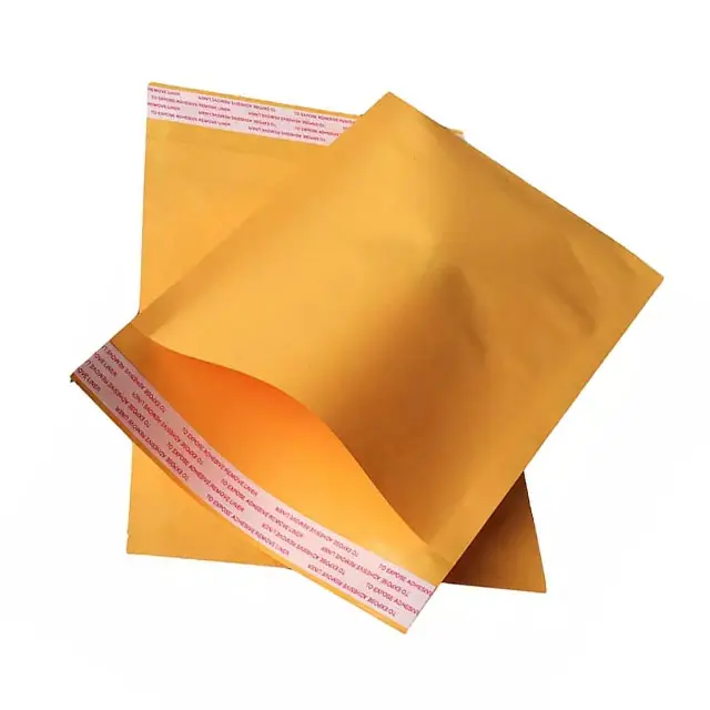 Öz mühür giyim ambalaj nakliye posta çantaları genişletilebilir Kraft kağıt karton zarf