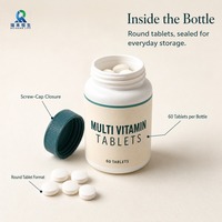 Comprimés multivitaminés Formule personnalisée B12 D3 Zinc Biotine Fer Acide folique Complément alimentaire quotidien