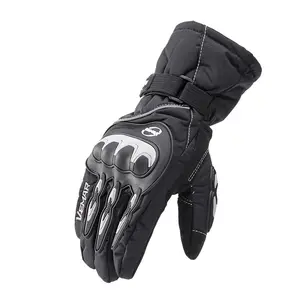 New Winter Motorcycle Waterproof Gloves Male Touch Screen Riding Gloves Electric Bike Cold Insulation Female Motorcycle Gloves