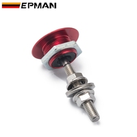 EPMAN Kit de Verrous de Capot Universels en Aluminium à Déblocage Rapide par Bouton Poussoir pour Capots de Course en Fibre de Carbone et Clips de Verrouillage de Pare-chocs