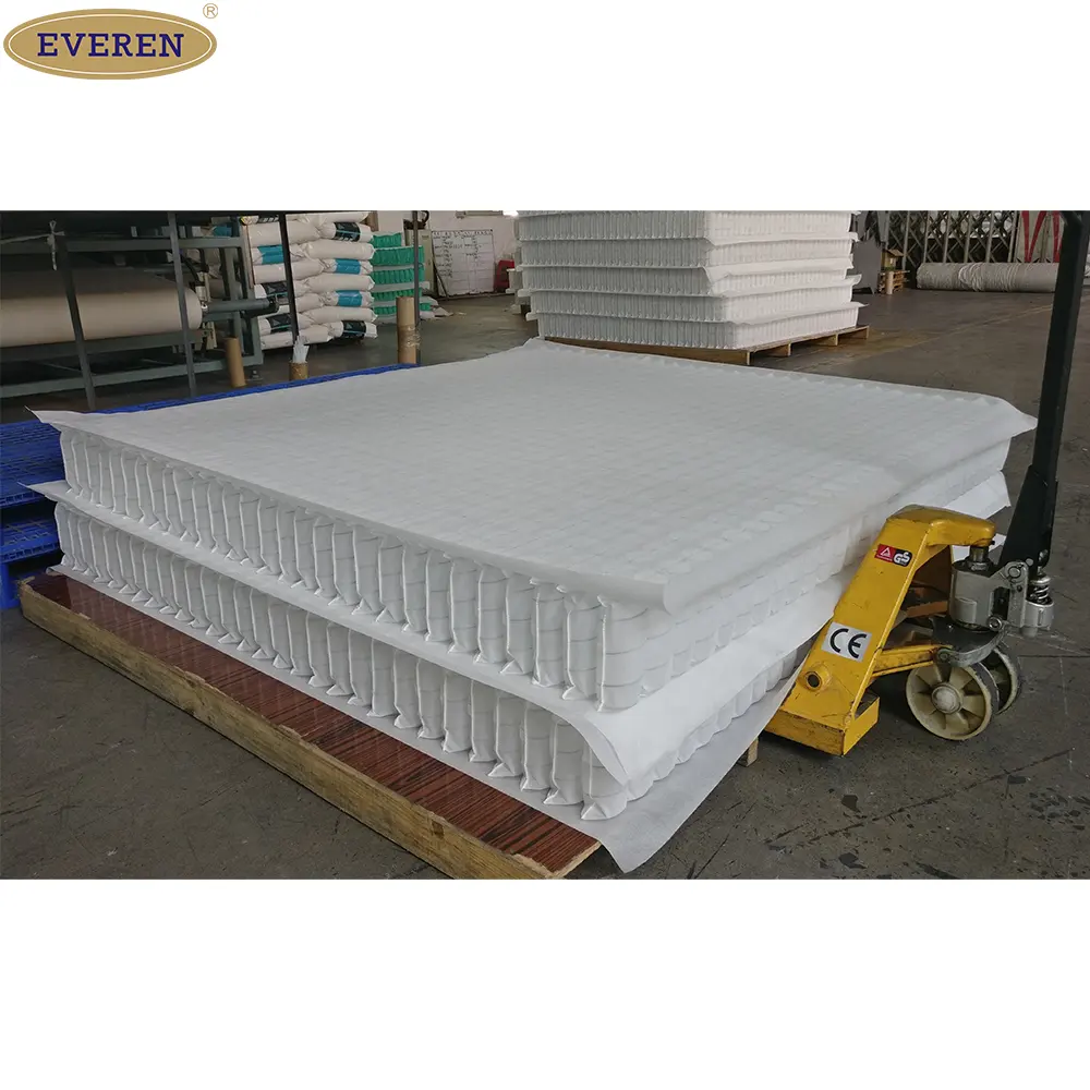 EVEREN Mattress Bed Innerspring Spring Industry Mattress Spring Pocket Coil Spring Mattress for customers