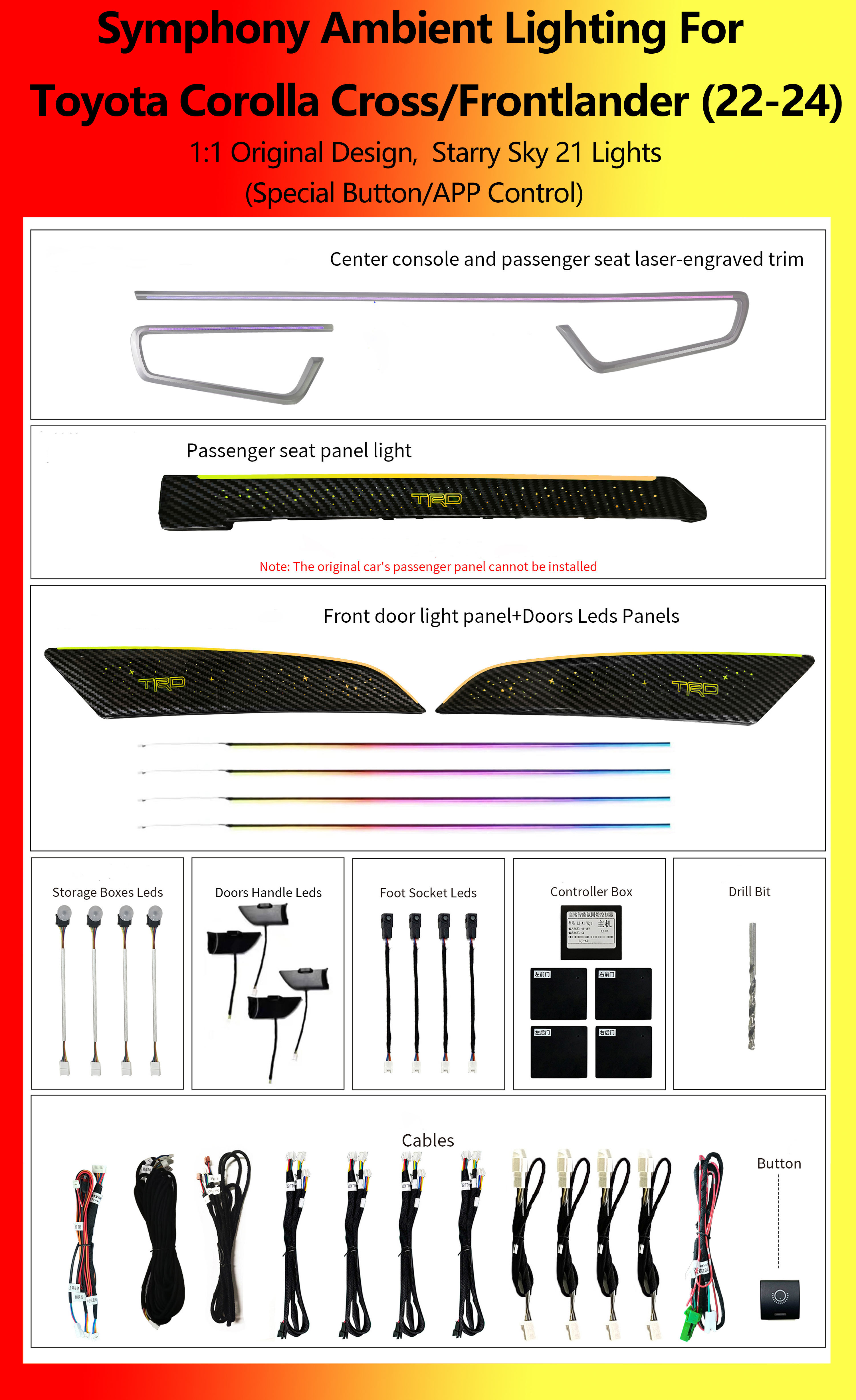 โตโยต้า โคโรลล่า ครอส/ฟรอนท์แลนเดอร์ สตาร์รี่ สกาย ซิมโฟนี 21 ไลท์