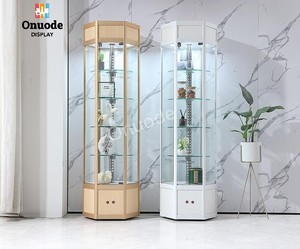 Tùy chỉnh xoay kính hiển thị trang sức hiển thị <span class=keywords><strong>Showcase</strong></span> cho cửa hàng bán lẻ triển lãm và giới thiệu - Product Image 1