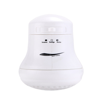 Chauffe-eau électrique instantané sans réservoir 5400W 220V 110V avec support mural en PP et pomme de douche
