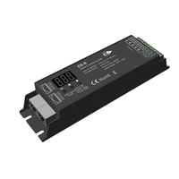Contrôleur DMX512 RGBWW 5 canaux D5-E, décodeur adressable RDM, affichage numérique, variateur de lumière, type manuel, 5CH 4A/CH, contrôle sans fil