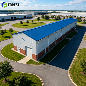 High Wind Load Resistant Steel Structure Industrial Warehouse Prefabricated Heavy Duty <b>Metal</b> Storage Facility - Product Image 1