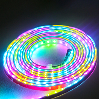 Bande lumineuse Rgb 12v 24v 5050 Couleur Multicolore Changement 5m 10m 50m Bande lumineuse LED contrôlée par WiFi Rgbw