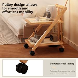 <span class=keywords><strong>โต๊ะ</strong></span><span class=keywords><strong>กาแฟ</strong></span>ไม้ไผ่สไตล์โมเดิร์นมินิมอลทันสมัย พร้อมล้อเลื่อน เคลื่อนย้ายได้ ใช้ในห้องนั่งเล่น ห้องนอน ห้องรับประทานอาหาร <span class=keywords><strong>โต๊ะ</strong></span>ข้างโซฟา <span class=keywords><strong>โต๊ะ</strong></span>ข้างเตียง - Product Image 6