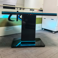 Table basse de jeu 43 pouces à prix d'usine avec chargement sans fil pour téléphone et Wi-Fi