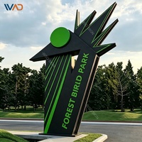 Panneau de signalisation LED extérieur personnalisé, étanche, pour monument, panneau d'annuaires de locataires lumineux pour entrée de centre commercial