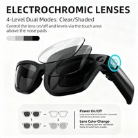 Lunettes Intelligentes T200C à Changement de Couleur avec IA, Traduction Multilingue, Enregistrement Photo et Vidéo HD, Appel Mains Libres, Lunettes Connectées Portables