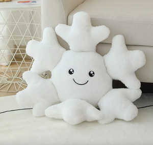 Nouveau créatif drôle en peluche flocon de neige jouets Super peluche neige disparaissant somnolent - Product Image 3