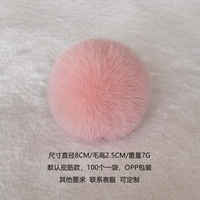 Pompon en fausse fourrure personnalisé, boule de fourrure de lapin artificielle, ornement en pompon de fourrure – Grande Vente