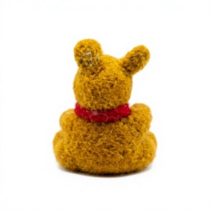 Handmade Knitted Corgi Christmas Decoration Small <b>Animal</b> Shape Indoor Wall Hanging Ornament Traditional Eco-Friendly Certified - Product Image 4