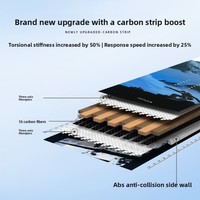 Vente en lot ODM de haute qualité : Snowboard tout-terrain personnalisé en fibre de carbone avec fixations à dégagement rapide et bottes résistantes au froid pour