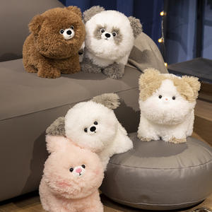 Peluche HECION <span class=keywords><strong>Serie</strong></span> Dudu Mianmian, Adorabili Bambole di Peluche a Forma di Cane, <span class=keywords><strong>Panda</strong></span> e Coniglio, Regalo di Compleanno Perfetto - Product Image 2
