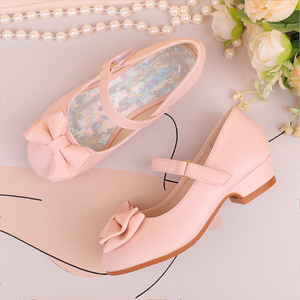 Zapatos de Tacón Tipo Mary Jane Color Rosa Dulce para Niñas, con Lazo, para Bodas, Fiestas, Actuaciones de Danza, Cumpleaños, Zapatos de Princesa con Estilo Escolar - Product Image 3