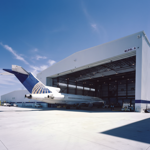 Hangar de Acero Prefabricado de Gran Envergadura con Grúa para Estacionamiento y Mantenimiento de Aviones <span class=keywords><strong>Airbus</strong></span> y Boeing - Product Image 3