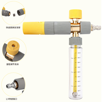 Pistolet de lavage de voiture manuel haute pression 4000 PSI, en plastique ABS et métal, conception en forme d'éventail, application de mousse pour pré-lavage