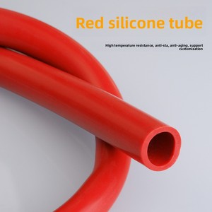 <span class=keywords><strong>Tuyau</strong></span> en silicone rouge résistant aux hautes températures, flexible, de qualité industrielle, en <span class=keywords><strong>caoutchouc</strong></span> durable, diamètre intérieur 6 mm 8 mm - Product Image 4