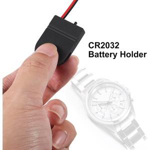 Support de pile bouton CR2032 avec interrupteur marche/arrêt, boîtier de pile bouton 3V avec fils pour projets électroniques DIY - Product Image 6