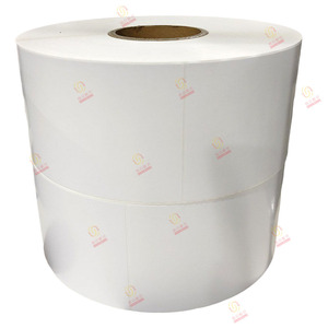 Không In Nhãn Cuộn Tự Dính Giấy Cuộn Bán Buôn Siêu Thị Giá Sticker Bao Bì Nhãn Cho Máy In Phun Máy In - Product Image 1