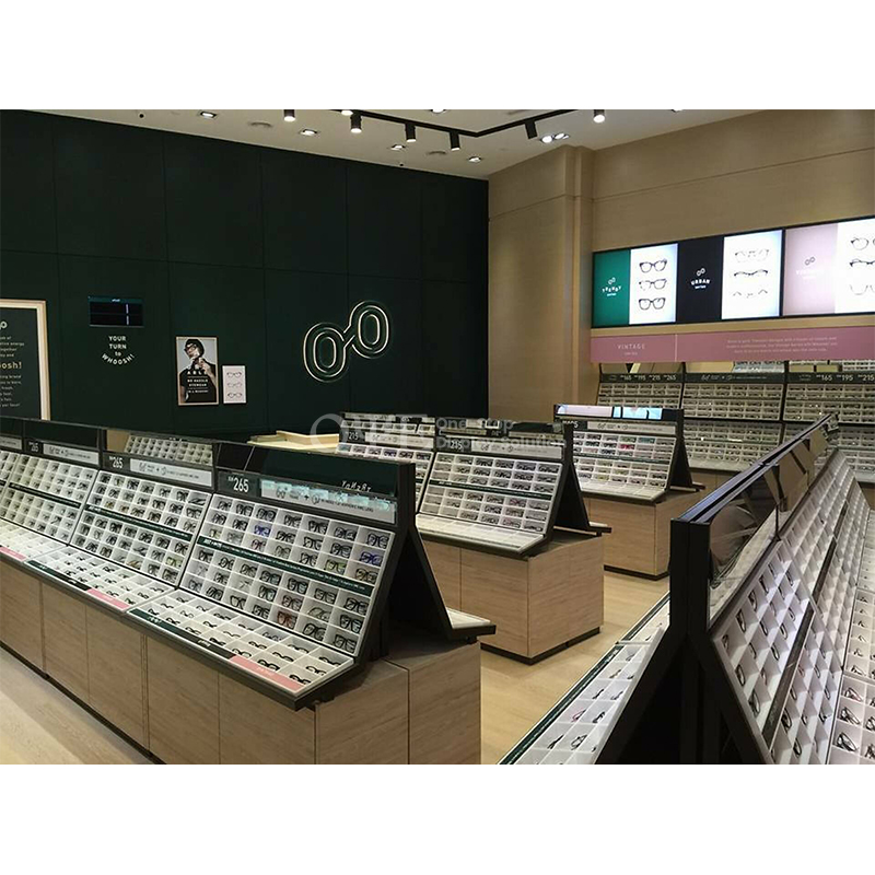 storage cabinet mirror for optician