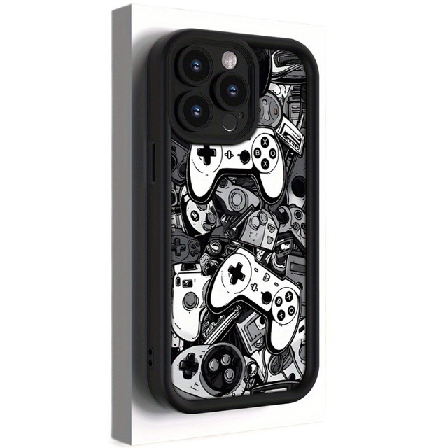 Tianyan Matte Silicone TPU Soft Cover for Apple 16/15/14/13/12/11 Phone Game Console Cross-Border Trade Includes Phone Grip