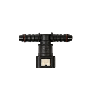 Piezas de coche B17 7,89mm forma de T, 3 vías, 2 botones, conector QC SAE <span class=keywords><strong>5</strong></span>/16, conector rápido de combustible líquido para tubo PA 8X1 - Product Image 6