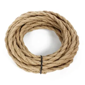 Twisted Textile Cable Twine Covering Lamp Strand Industrial Lamp Twine Wire