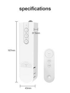 Moteur de <span class=keywords><strong>volet</strong></span> <span class=keywords><strong>roulant</strong></span> Tuya Wifi Zigbee Télécommande sans fil APP Commande vocale Stores intelligents motorisés <span class=keywords><strong>pour</strong></span> Alexa Google Home - Product Image 3