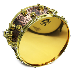 Accessori per Strumenti Musicali Beattello Pacco Pelli per Rullante, Tom, Timpano e <span class=keywords><strong>Grancassa</strong></span> da 10/12/14/16 con Finitura a Specchio - Product Image 1