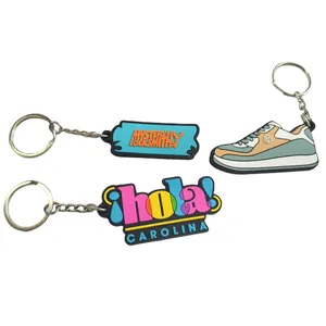 Keychains Keychain Custom 3d Rubber Keychains Soft Pvc Anime Cartoon Keychain