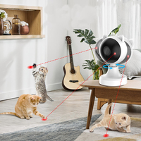 Jouet laser interactif automatique LED de style moderne pour chat Jouet intelligent multi-angle pour animal de compagnie en plastique Jouet pratique pour chat Pointeurs