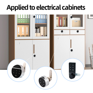 Baileji Kẽm hợp kim điện tử Khóa vân tay với USB sạc cho phòng thí nghiệm Thuốc thử tủ - Product Image 3