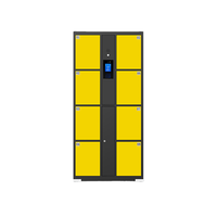 Armoire de stockage électronique à 8 portes avec reconnaissance faciale, casier intelligent pour supermarché, centre commercial, vente en gros, OEM