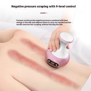 Outil de massage <span class=keywords><strong>Gua</strong></span> <span class=keywords><strong>Sha</strong></span>-Instrument de grattage électrique pour le dragage méridien, le drainage lymphatique et la thérapie par ventouses à la maison - Product Image 5