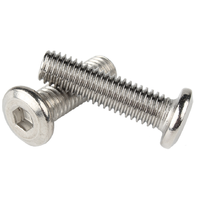 M6 x 100 Boulons de meuble en acier au carbone à tête plate avec écrous à barillet Fixation de connecteur d'écrou à goujon pour meubles de chaises