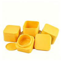 Bocaux roses anti-enfants hermétiques personnalisés pour fleurs, contenants souples pour bonbons gélifiés, bouteilles d'emballage