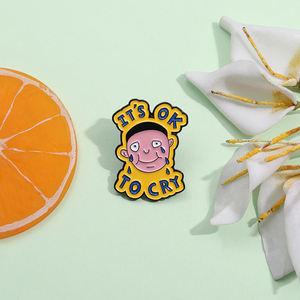 Pin de Esmalte con Diseño de Niño Triste, Broche, Insignia para Solapa, Decoración para Mochila, Joyería de <span class=keywords><strong>Anime</strong></span>, Regalo para Amigos - Product Image 2