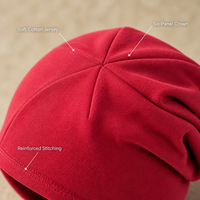 Slouchy Beanie Baumwollstrick Elastisch Einheitsgröße Unisex Lässige Streetwear Mode Individuelles Logo Stickerei Druck OEM Großhandel Niedriger MOQ